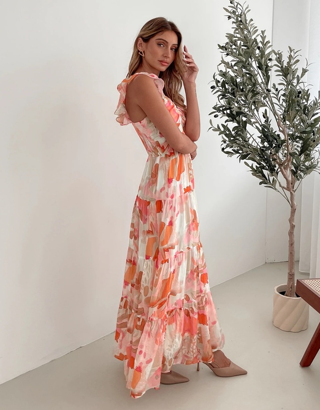 Esther & Co - Mariel Dress - Pink Floral