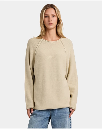 RVCA - Womens Ivy Raglan Crew Neck