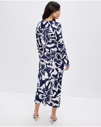 Third Form - Untamed Bias Tie Up Maxi Dress