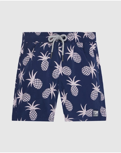 Tom & Teddy - Pineapple Swim Shorts