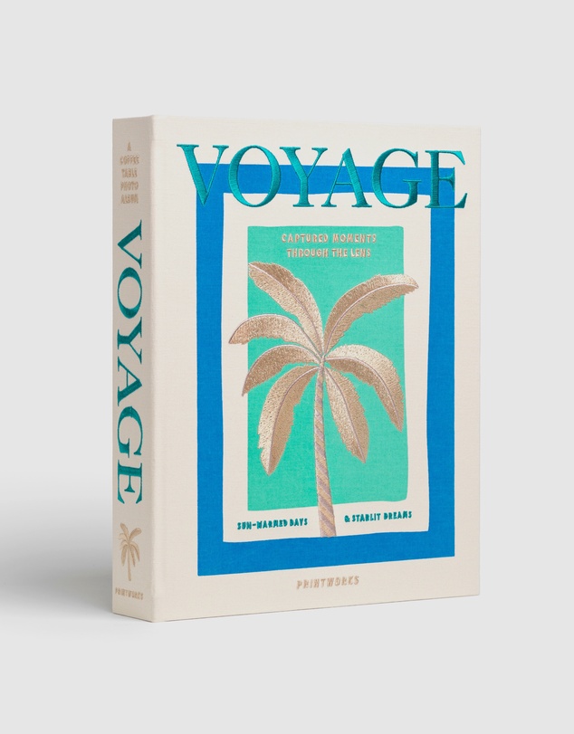 Printworks - Printworks Embroidered Photo Album-Voyage