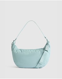 Nere - Coated Crescent Sling Bag