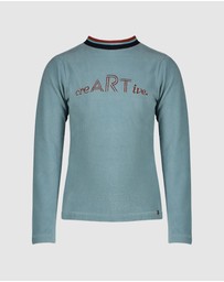 NONO - Kusan Long Sleeve Velour Rib Tee - Kids-Teens