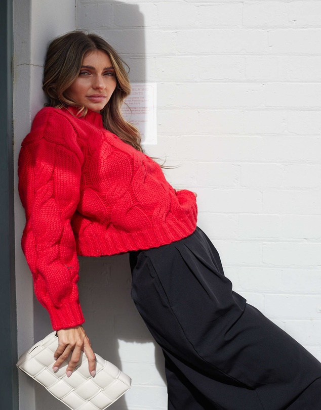 Esther & Co - Hadi Knit - Red