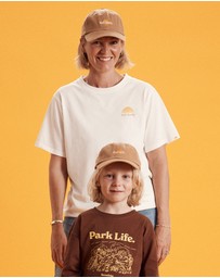 Banabae - Rad Aunty Organic Cotton Longline Tee - Natural
