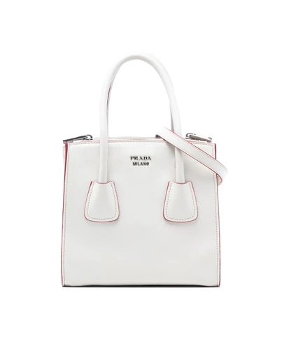 Pre-Loved by Azura Reborn - Pre-Loved Mini Scamosciato Trimmed Glace Calf Twin Pocket Satchel