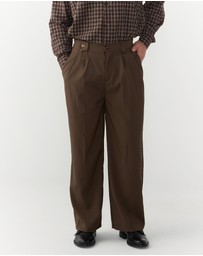 Justin Cassin - Bryden Pleated Loose Pants