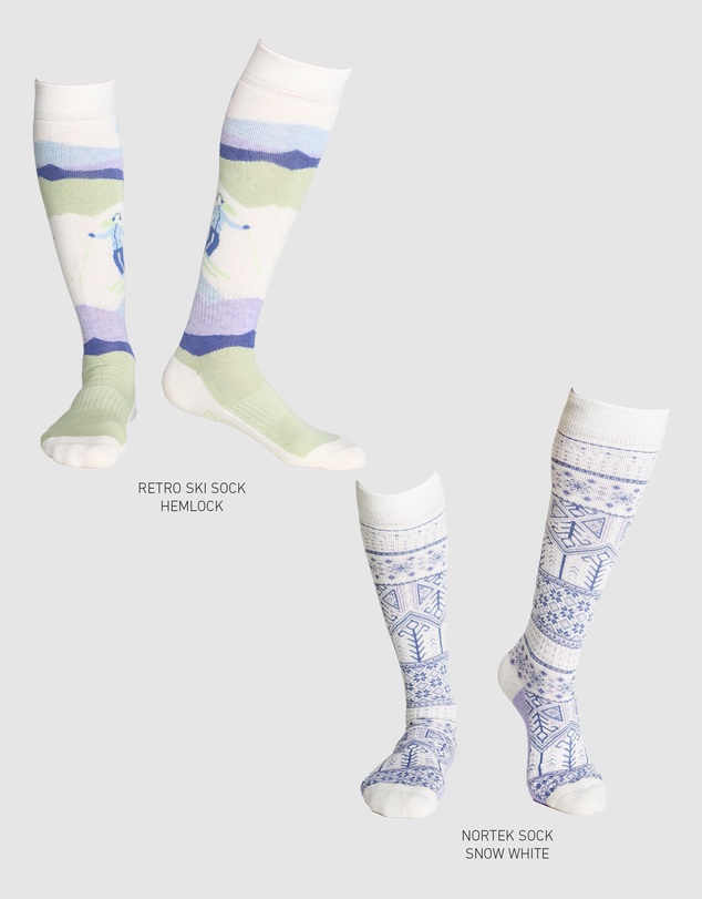 ROJO Outerwear - Retro Ski Merino Sock Pack