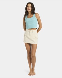 Billabong - Womens Hilary Cargo Denim Skirt