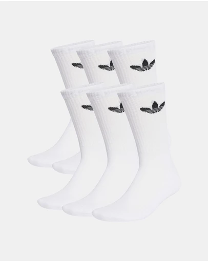 adidas Originals - 6-Pack Trefoil Crew Socks