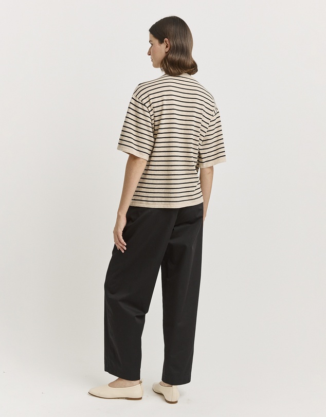 Toorallie - Relaxed Stripe Knit Tee