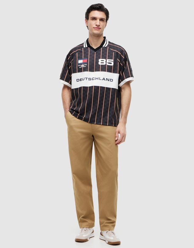 Tommy Hilfiger - Geometric Flag Print SS Rugby Shirt