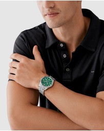 Michael Kors - Lexington Silver Tone Chronograph Watch