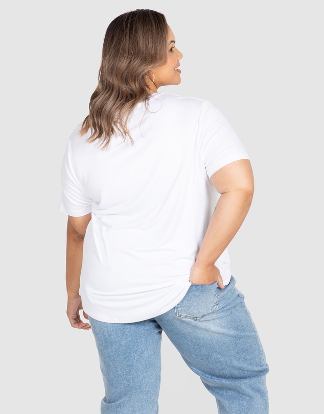 Love Your Wardrobe - LYW & Co Foil Print Tee