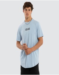 Nena & Pasadena - Linear Dual Curved Tee