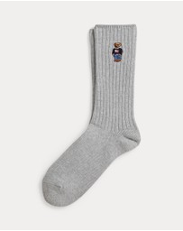 Polo Ralph Lauren - Polo Bear Cotton-Blend Crew Socks