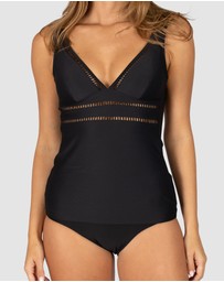 Baku Swimwear - Rococco Longlline Singlet Top