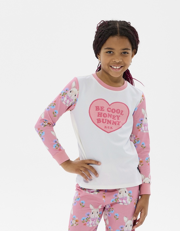 Rock Your Kid - Honey Bunny Long Sleeve Belle Sleep Set