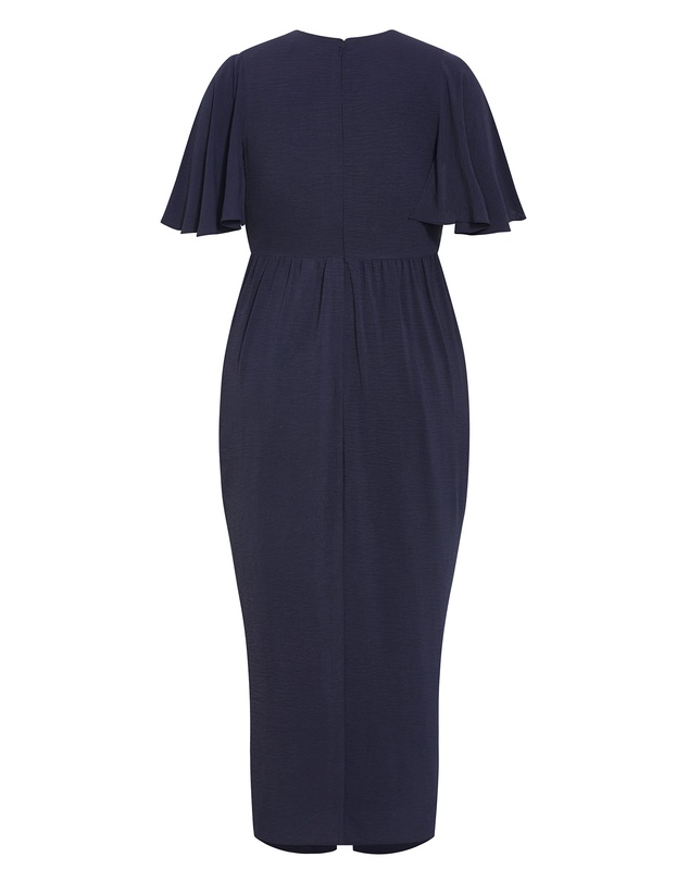 City Chic - Braelynn Drape Maxi Dress
