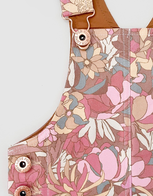 WITH LOVE FOR KIDS - Hazel Denim Pinafore Dress - Babies - Kids