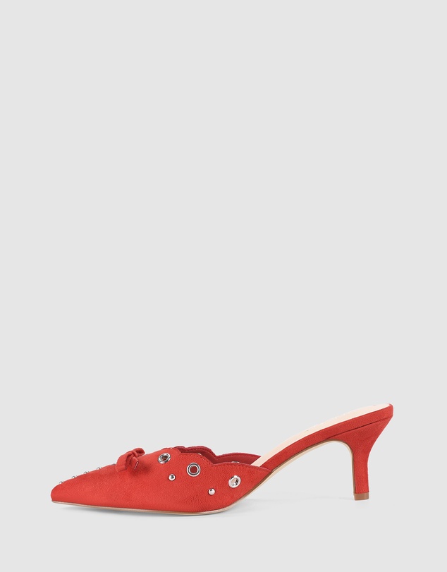 Verali - Ziggy Point Toe Kitten Heels