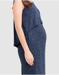 Ripe Maternity - Swing Back Maxi Nursing Dress