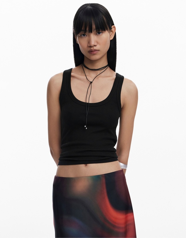 Desigual - Long Skirt with print