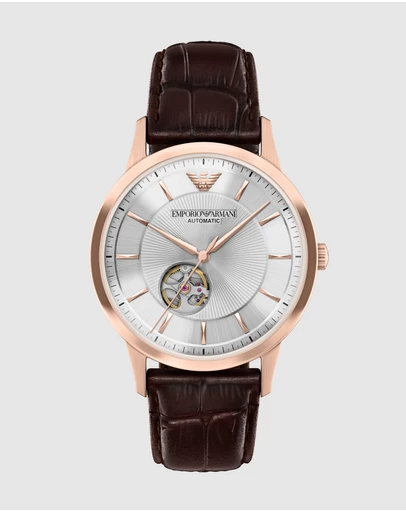 Emporio Armani - Brown Analogue Watch