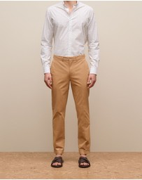 Trenery - Tailored Cuff Detail Pant in Camel