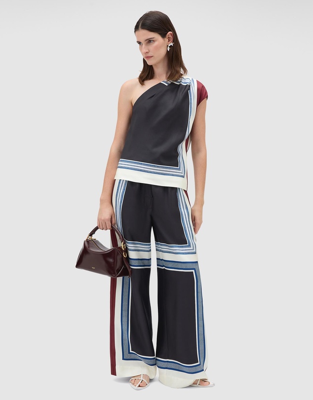 Oroton - Silk Scarf PJ Pants