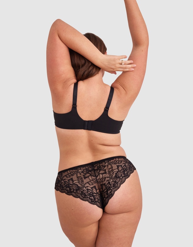 Bras N Things - Romance Brazilian Knicker - Black