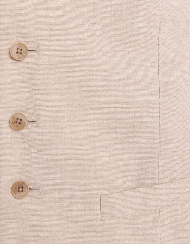 SABA - Elias Cotton Linen Waistcoat