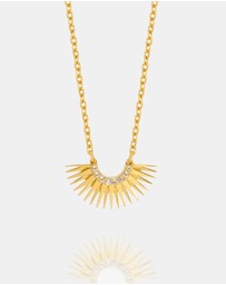 Rachel Jackson - Mini Rising Sun Necklace Gold
