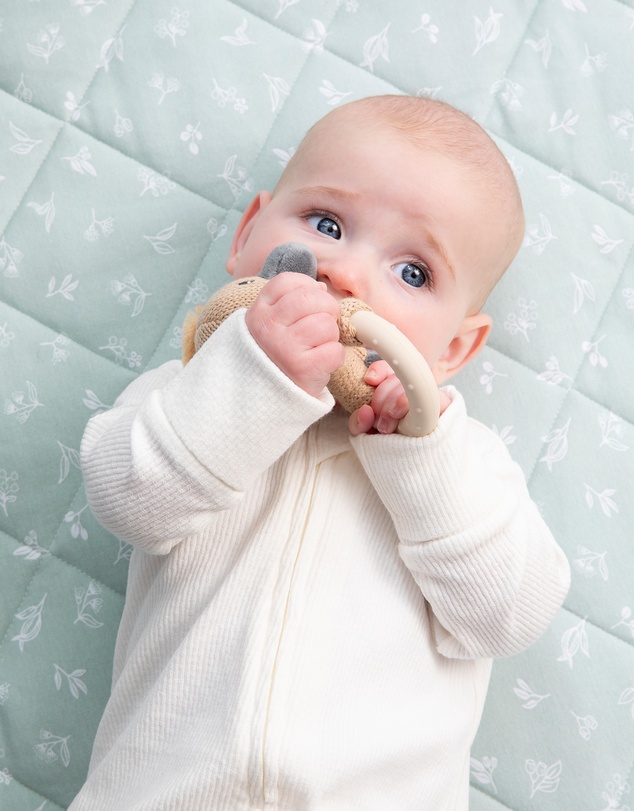 Living Textiles - Ring Rattle - Platypus