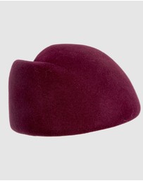 Max Alexander - Winter Burgundy Felt Designer Hat