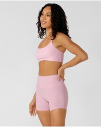 Lorna Jane - Lotus No Chafe Phone Pocket 12cm Bike Shorts