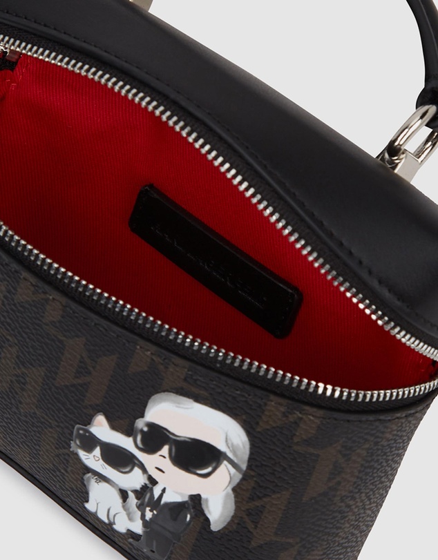 Karl Lagerfeld - Ikon Monogram Small Vanity Crossbody Bag