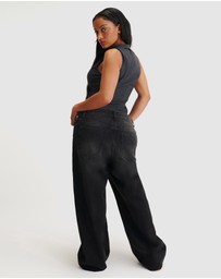 Cotton On - Curvy Low Super Baggy Jeans