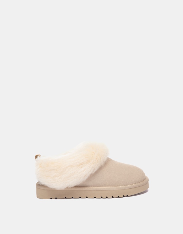 EVERAU - Australian Shepherd Ugg Mianee Cow Suede Upper House Shoes