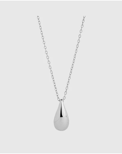 Najo - Eau Silver Necklace (45cm+ext)