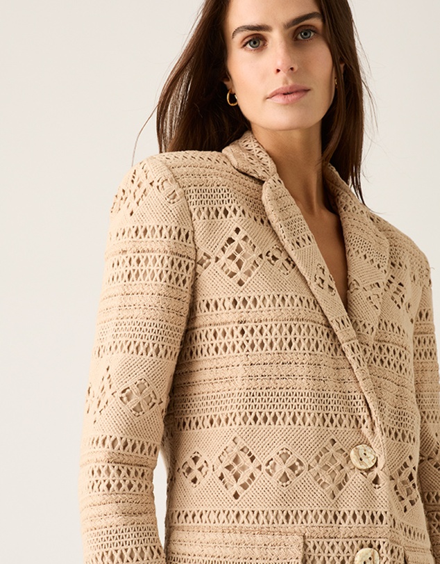 MOS The Label - Daniela Textured Blazer