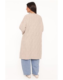 Petal & Pup - Becky Cable Coatigan - Beige