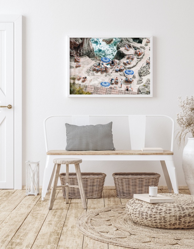 Olive et Oriel - View to Fontelina Art Print