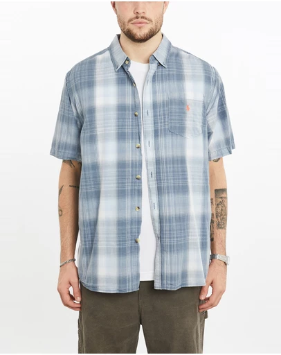 Vintage by The Real Deal - Pre Loved - Vintage 90s Polo Ralph Lauren Short Sleeve Button Up Shirt
