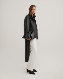 Witchery - High Low Woven Top