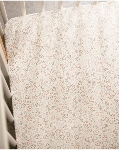 Kynd Baby - Fitted Cot Sheet in Spring Blossom