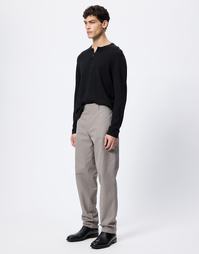 Emporio Armani - Cotton-SIlk Fabric Trousers