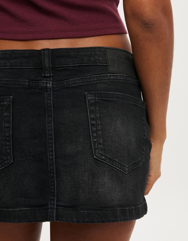 Cotton On - Micro Low Denim Skirt
