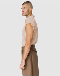 Justin Cassin - Verve Sleeveless Collared Shirt