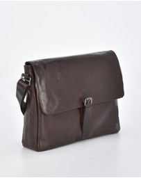 Cobb & Co - Windsor RFID Leather Business Satchel